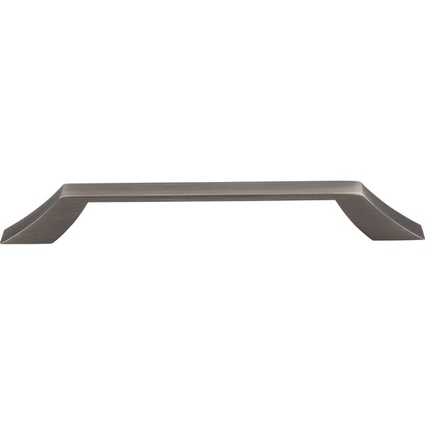 160 Mm Center-to-Center Brushed Pewter Square Royce Cabinet Pull